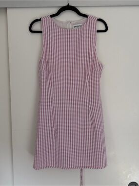 Princess Polly Pink Gingham Sleeveless Shift Dress